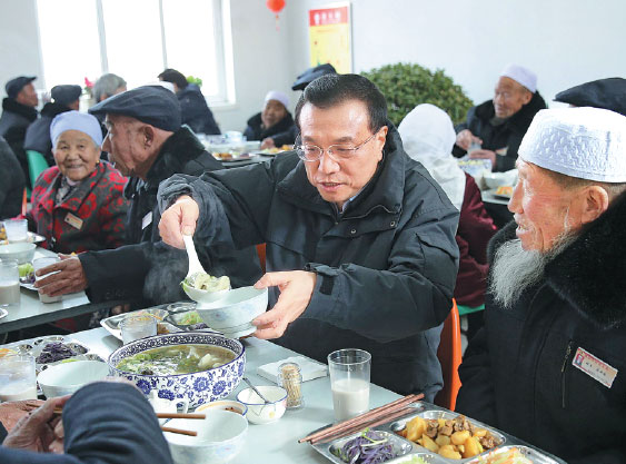 Li targets poverty in village visit
