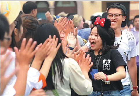 Disney visitors soak up a new experience