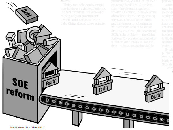 How to best solve SOEs' debt problem