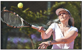 Grandmother revives tennis dream at 83