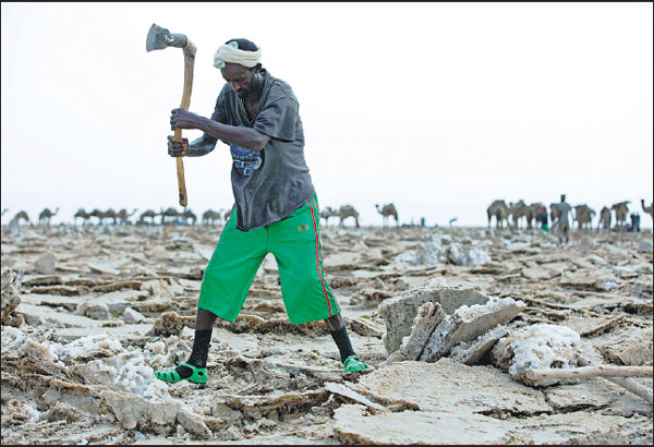 Modern life intrudes on salt tradition