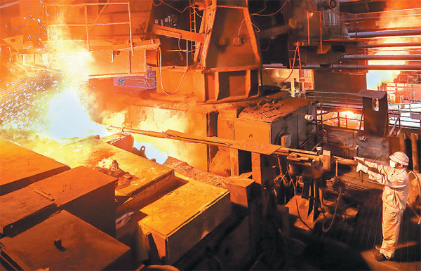Steel sector tempers pollution