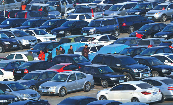 Used car sales hit a million a month