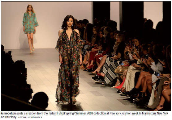 Chinese designers grace NY fashion week