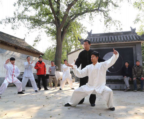 Tai chi changes the face of quaint, quiet farming village