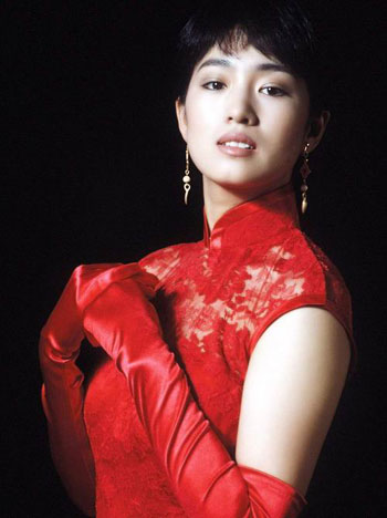 Gong Li in Qi Pao