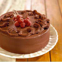 Raspberry-chocolate cake