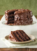 Rich chocolate layer cake