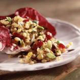 Wheat berry and wild rice salad