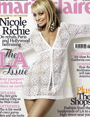 Nicole Richie does Marie Claire