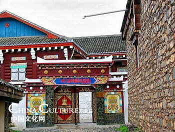 Palace of north Tibetan-area—Dawu house