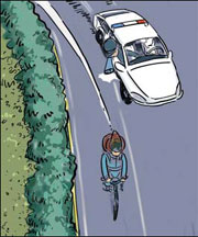 China Scene: Student tries to bicycle home on expressway