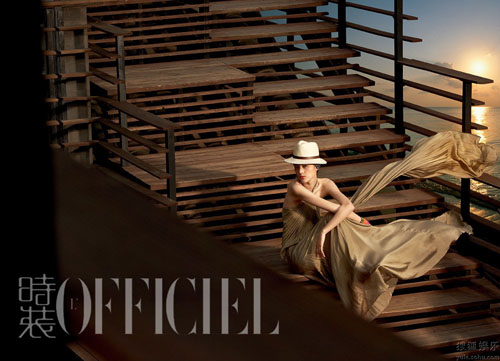 Emma Pei graces the July issue of L'OFFICIEL China