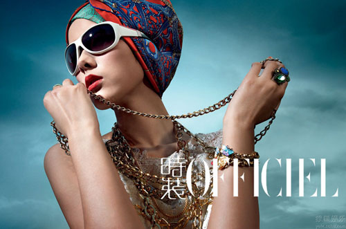 Emma Pei graces the July issue of L'OFFICIEL China