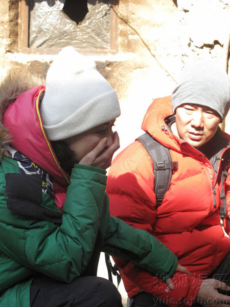 Carina Lau visited drought-struck village