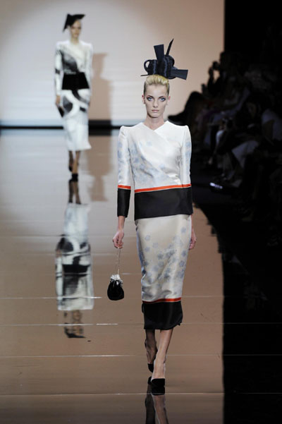 Giorgio Armani's Haute Couture fashion show