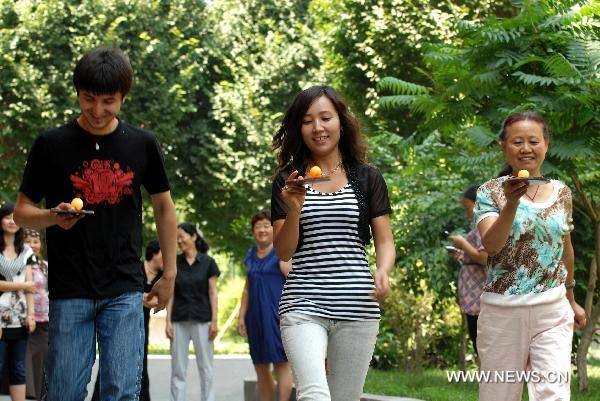 Neighborhood festival in Xinjiang