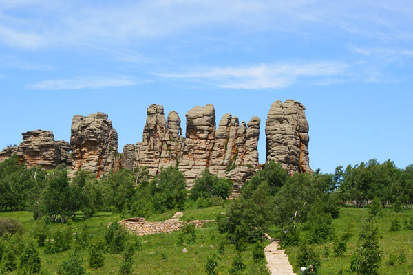 Arshatu Stone Forest in Inner Mongolia