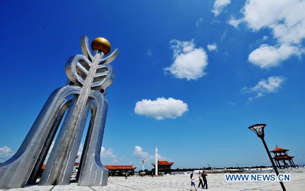 Amazing landscape of Heixiazi Island, NE China