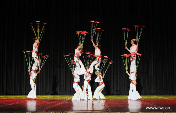 Yunnan Acrobatics Troupe perform in India