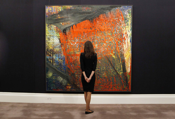 Artwork displayed at Sotheby's