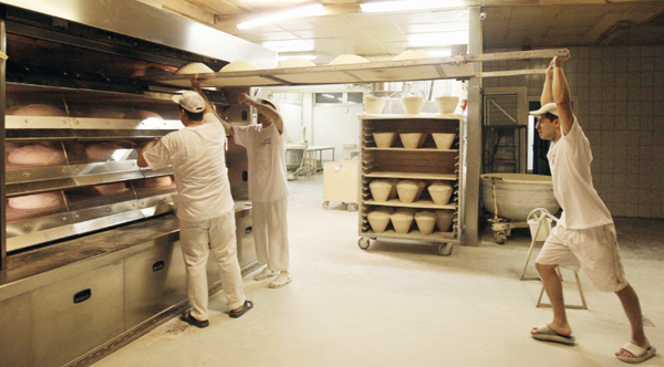 Freshly baked breads at Lipoti Bakery