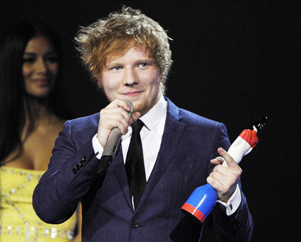 Celebrities perform at BRIT Music Awards