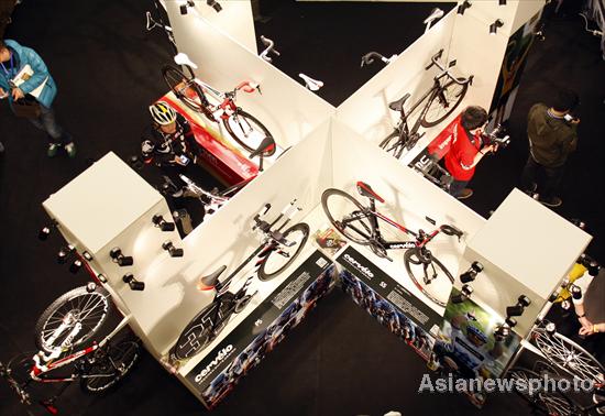 Top bike brands displayed in Beijing