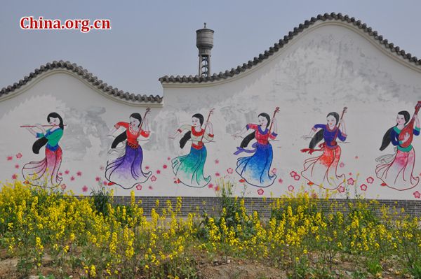 Spring scenery in Mianzhu, Scihuan