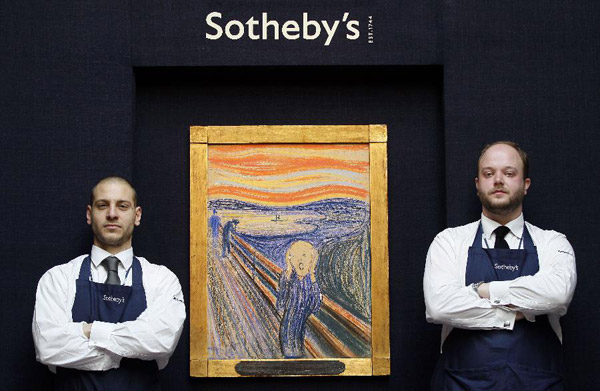 Munch's 'The Scream' to be auctioned