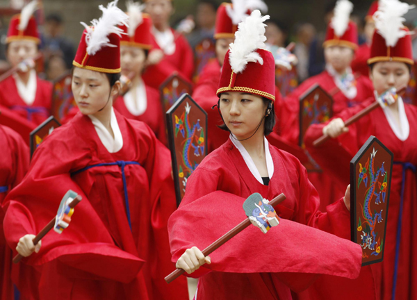 Confucian ceremony of Seokjeon held in Seoul