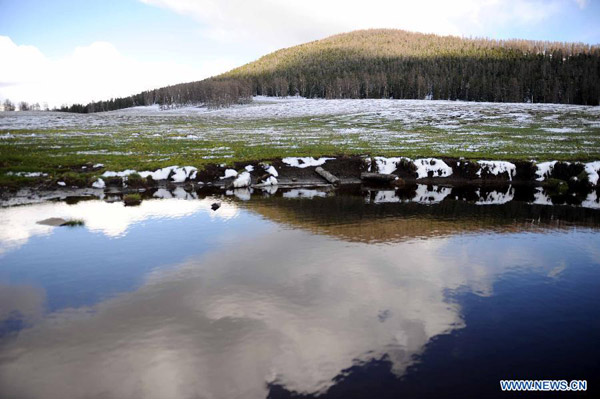 Serene scenery in Kanas, NW China