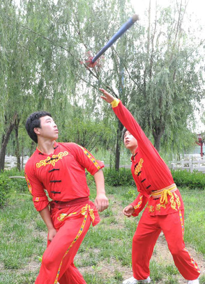 Flying Fork performed in Suqiao, China's Hebei