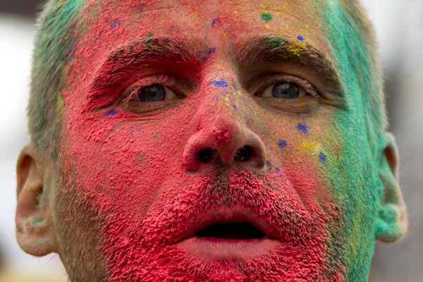 Holi festival in Berlin