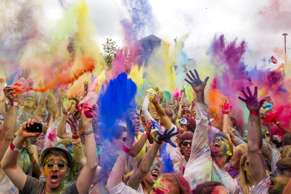 Holi festival in Berlin