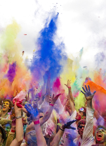 Holi festival in Berlin