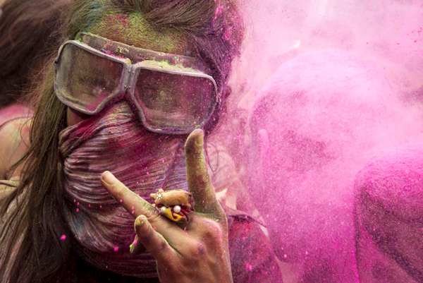 Holi festival in Berlin