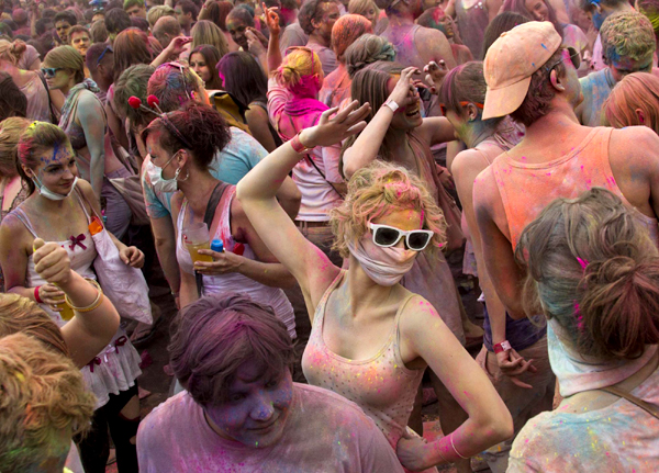 Holi festival in Berlin