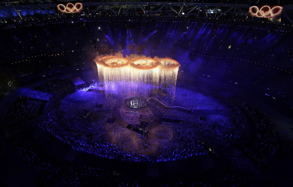 Highlights of London Olympic opening ceremony