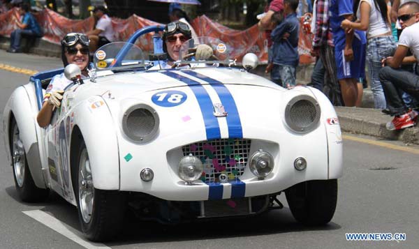 17th Medellin's Classic & Antique Car Parade held in Colombia