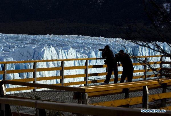 Scenery of Perito Moreno glacier in Argentina