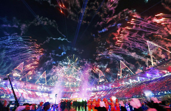 Highlights of London Olympic closing ceremony