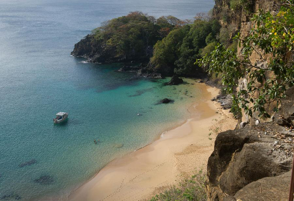 View of Fernando de Noronha Archipelago of Brazil