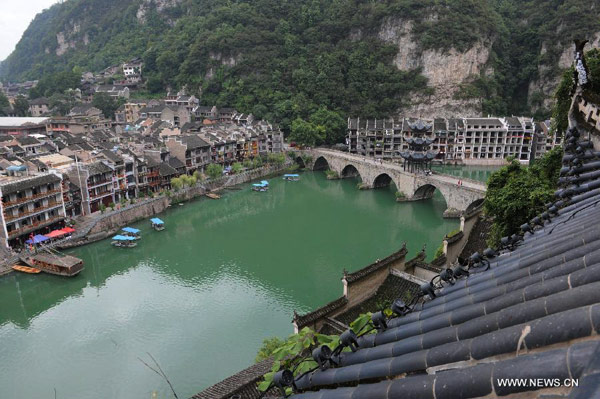 Picturesque ancient town in SW China