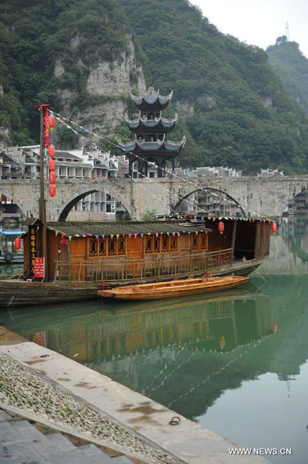 Picturesque ancient town in SW China