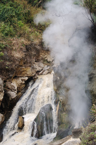 The steaming 'Hot Sea' in Tengchong, Yunnan