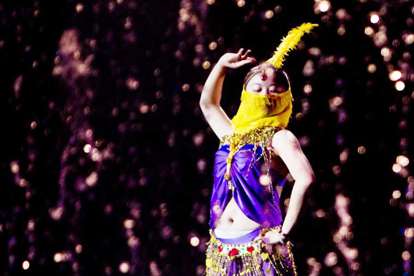 Dancers perform tourism dance 'Tengchong Dream' in China's Yunnan