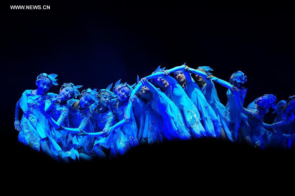 Kids music drama performed in SW China