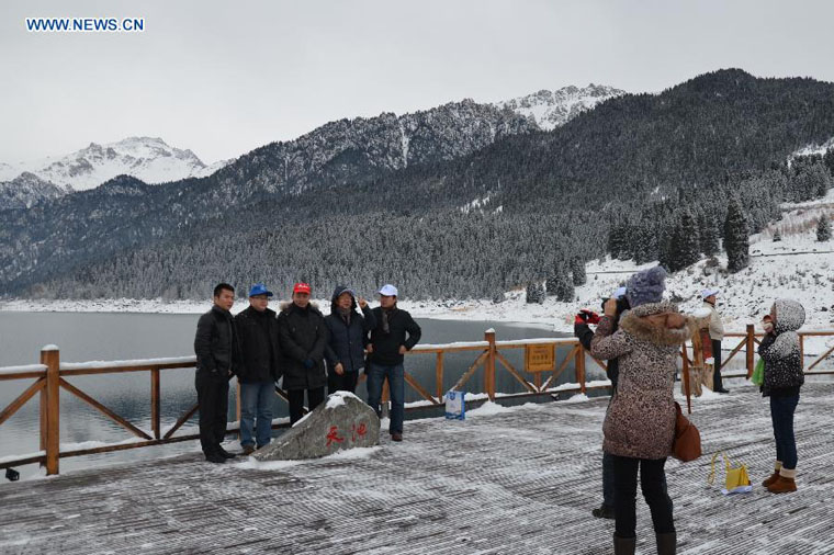 Scenery of Tianchi Scenic Zone in Tianshan Mountains, NW China