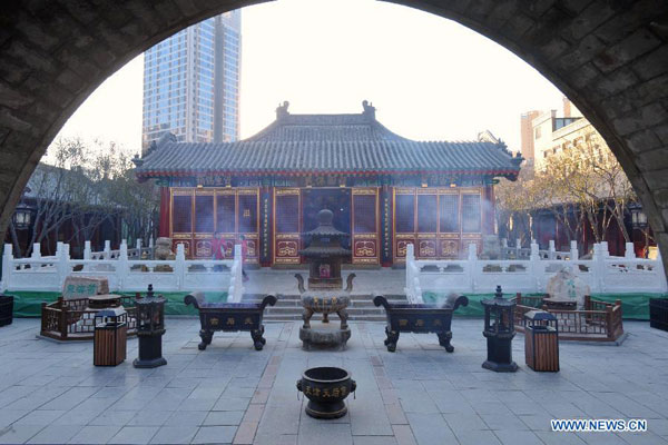 Tianhou Temple in N China's Tianjin completes repair work